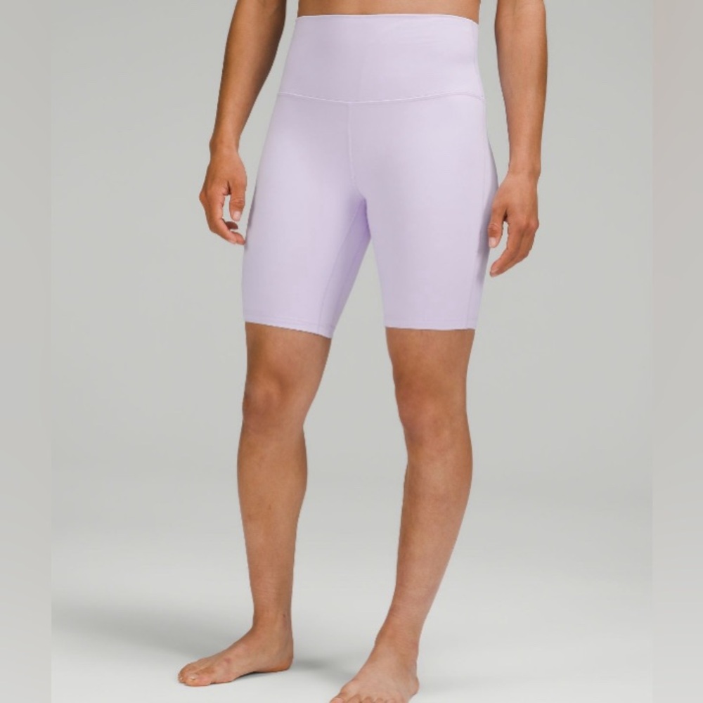 wunder train 6in shorts lululemon pastel blue